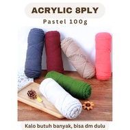 Acrylic Knitting Yarn 8 PLY Size 4 Medium Bulky