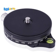 Camera Pan Base With Arca Swiss Style Plate, 0.95Cm Screw Aluminum Panoramic Ball Tripod Head With B