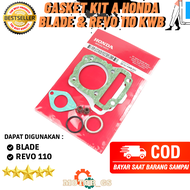 Gasket Kit A Top Set KWB Honda Blade / Paking Blok Mesin Honda Revo 110 &amp; Blade 110 - 061A1-KWB-002