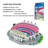 VIRAL -[ Toy Kid's ] Miniature Mini Soccer Station 3D Puzzle SMALL European Club Camp Nou Barca Etih