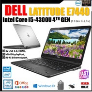 Dell Latitude E7440 intel core i5 4Th Gen 8GB RAN 256GB SSD 14-inch screen available in HD WINDOWS 1