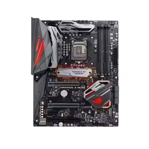 ASUS ROG MAXIMUS X HERO Intel Z370 LGA 1151 DDR4 64GB PCIe 3.0 M.2 ATX support Core i3-8100 i3-9100T