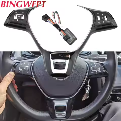 For VW Volkswagen MK6 Golf 7 Polo 2014-2019 Volume Phone Audio Switch Multifunction Steering Wheel C
