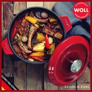 [Germany] WOLL Enamel Cast Iron Enamel Pot Stew Pot Soup Pot Cooker Casserole Grill pan Home Kitchen Multifunctional