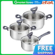 Tefal | Tefal Daily Cook Induction Pot 16cm Saucepan + 18cm Pot + 20cm Pot