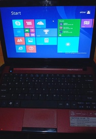 netbook acer aspire one 722 bekas mulus dengan SSID hardisk Windows 8