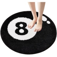 8-Ball Carpet, 24-Inch Soft Water-Absorbent Quick-Drying Beautiful Carpet, Anti-Slip Cool Carpet, Wa