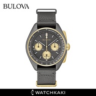 Bulova LUNAR PILOT Archive Series Limited Edition Men's Leather Chronograph Watch 98A285