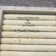 CTR White Gold 8K CE5 Ring