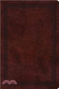 The Holy Bible ─ ESV Value Compact Bible, Trutone Mahogany, Border Design