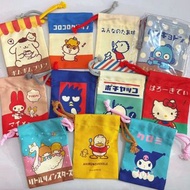 玉桂狗 收納袋 相機袋 雜物袋 散子包 散紙包 實用袋 掛袋 多用途袋 掛件 掛飾 吊飾 肉桂狗 水怪 hangyodon cinnamoroll kuromi my melody pc狗 pocha