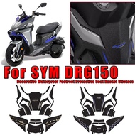 For SYM DRG150 DRG 150 Drg-150 2025 Motorcycle Anti-scratch Decorative Waterproof Footrest Protectiv