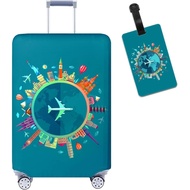 Travelkin Luggage Covers With Tag For Suitcases Tsa Approved,Suitcase Covers Protector Fit 18-32 Inc