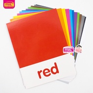 การ์ดช่วยจำ เรียนรู้สีสันพร้อมคำศัพท์ภาษาอังกฤษ My First Colors
