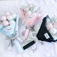 【綿菓子工坊】棉花糖花束-三色(送禮 花禮 乾燥花)