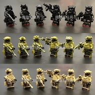Assembled Little People Soldiers Police Boys Compatible Lego Building Blocks Minifigures Military Special Children Education