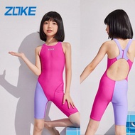 Zoke Professional Training Five-Part Warmth Swimwear Briefs for Teenage Girls Competition And Long T