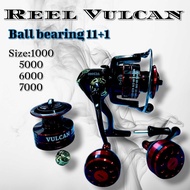 Mesin pancing VULCAN. Fishing reel 1000.mesin pancing 5000,6000,7000.reel pantai.