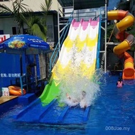 Borong Taman Air Kanak-kanak Luaran Besar Berbentuk S Tunggal dan Berganda Gelongsor Air Gelongsor G
