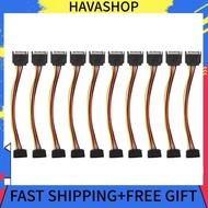 Havashop Power Cable 15 Pin 90 Degree Plug And Play Extension Space