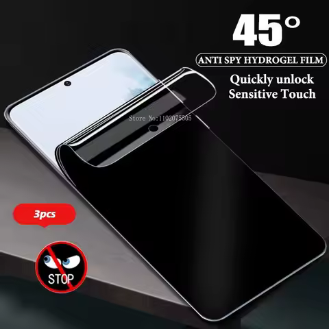 Privacy Hydrogel Film For Realme 10 GT NEO 3 2 5 8i 8 7 6 9 Pro Plus Screen Protector Narzo 30 X2 X5