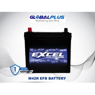 EXCEL M42R EFB | Bateri Kerata (Kering) Car Battery Special for Toyota Rush 2018, Perodua Aruz, Myvi