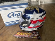 Helm fullface Arai_RX7RR5 original Japan Hayden Texas Tornado (Rare)
