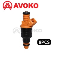 8 pcs For Ford E-150 E-250 E-350 E-450 F-150 F-250 F-350 4.2L 4.6L 5.0L 5.4L 5.8L 92-03 Fuel Injecto