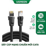 Dây Cáp mạng Cat8 đúc sẵn dài 3M 24AWG Class S/FTP Ugreen 70330 cao cấp