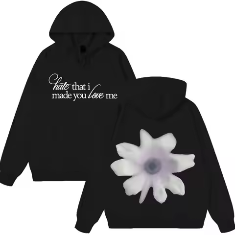Ariana Grande Hate That I Made You Love Me 2026 Print Hoodies Men Women Fashion Hip Hop Pullover Cas