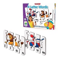 The Learning Journey: Match It! - 4 Letter Words - 20 Piece Self-Correcting Spelling Puzzle with Mat