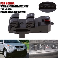 Passenger Side Power Master Window Control Switch For HONDA FIT JAZZ SAA CITY SEL 2003-2008 GD1 GD3 GD6 GD8 For CRV S9A Stream RN3 OEM:35760-S6A-003