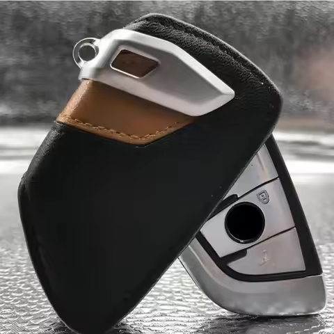 Car Styling Leather Key Case For BMW F30 F10 F20 M X3 F25 F15 X4 1 2 3 5 4 7 Series For Bmw F30 Key 
