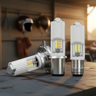 Dual Color CSP LED Motorcycle Headlamp Bulbs XIAPI H4 BA20D H6 P15D Dual Color CSP LED Mentol Lampu 