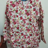 preloved baju kurung kedah cotton English vintage