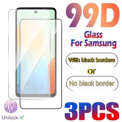 3Pcs Screen Protector for Samsung Galaxy A50 A51 A52 A53 A54 A55 A56 99D Tempered Glass for Samsung 