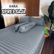 (SAKA99) Height 40cm Bed Sheet Only Premium Imported Microtencel Bar Bed Sheet Anti-slip Double Rubb