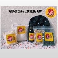 💕 Takoyaki Homemade DIY / Premix Set Takoyaki / Set Lengkap Mudah / Mudah dan Senang / Takoyaki Pan 