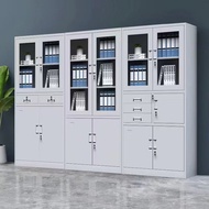 IRON File Cabinet Office File Data Financial Voucher Dressing Storage Metal Cabinet Drawer with Lock Low Cabinet Cabinet