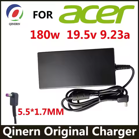 19.5V 9.23A 5.5*1.7MM 180W Laptop Adapter For Acer Aspire V17 Nitro 5 ADP-180MB K Predator Helios 30