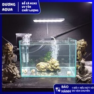 Mini Fish Tank 30x20x20 Hides Super Beautiful Edge Grinding Glue Thick Safe Glass Fish Tank Aquarium
