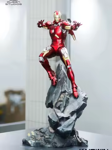 New Product In Stock Marvel Iron Man Series 1/4 Mk7 Full Body Gk Resin Figurine Statue Height 73cm O