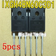 5PCS IXGH48N60C3D1 48N60C3D1 transistor welding TO-247 600V 75A,guaranteed quality