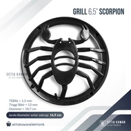 Grill Speaker Scorpion 6,5" Plastik Tutup Pelindung Speaker Ram 6,5 in