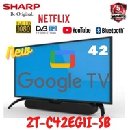 NEW! LED TV SHARP 42INCH GOOGLE TV Android TV + SOUNDBAR SYSTEM