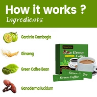 Instant Coffee Mushroom green coffee Mushroom Coffee Powder Ganoderma Green Coffee[ＱＷS]