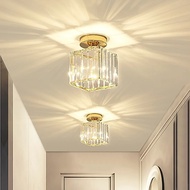 Crystal Ceiling Light Corridor Channel Ceiling Lamp Luxur Balcony Aisle Lamp Home Foyer Track Light 