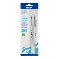 Pack of 4 Milan Paint Brushes 101W/2,4,6,8 BWM10468