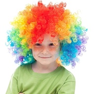 Rambut palsu Kostum Badut Berwarna-warni Skeleteen - Aksesori Kostum Rambut Badut Afro Berwarna-warn