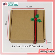 🎄READY STOCK🎄5pcs 10 pcs Christmas Gift Box Gift Packaging Brown Vintage Gift Box Party Door Gift Box 圣诞节礼物盒